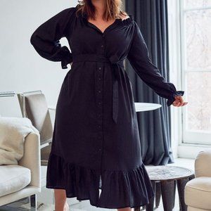 Eloquii Linen Maxi dress